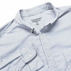 Vineyard Vines Mens XL Shirt Blue Check OTG Brrr Performance Button Down